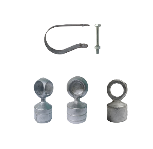 Abrazaderas con Tornillos y Bolas de Aluminio - Producto